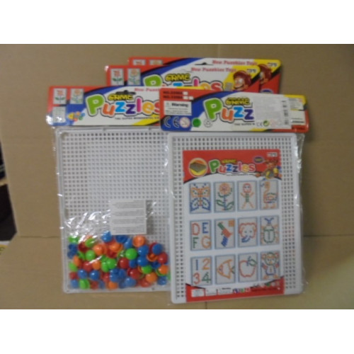Game pin puzzle spel 5 sets