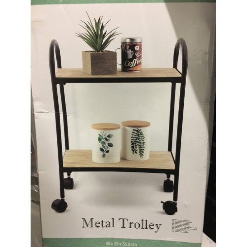 Home Accents metalen trolley