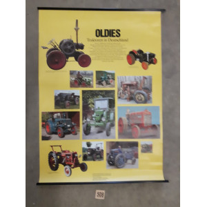 poster tractoren, h 85 x b 60 cm
