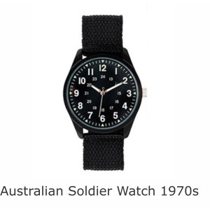 Australish soldaten horloge - Militaire Polshorloges Collectie - 1970, 