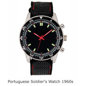 Portuguese soldaten horloge  - Militaire Polshorloges Collectie - 1960,