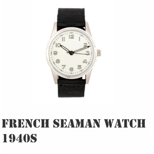 Frans zeemans horloge - Militaire polshorloges collectie - 1940,
