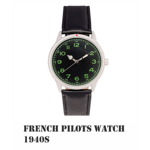Frans piloten horloge - Militaire polshorloges collectie - 1940,