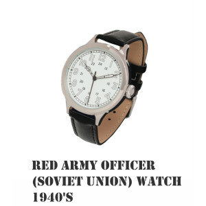 Horloge van Officier van het Rode Leger (Sovjet-Unie) - Militaire polshorloges collectie - 1940,