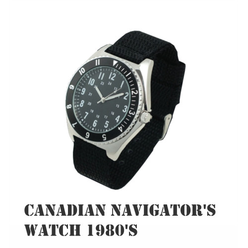 Canadese navigator,s horloge - Militaire polshorloges collectie - 1980,