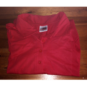 T-shirt (model Polo) USBasic kleur rood maat XL