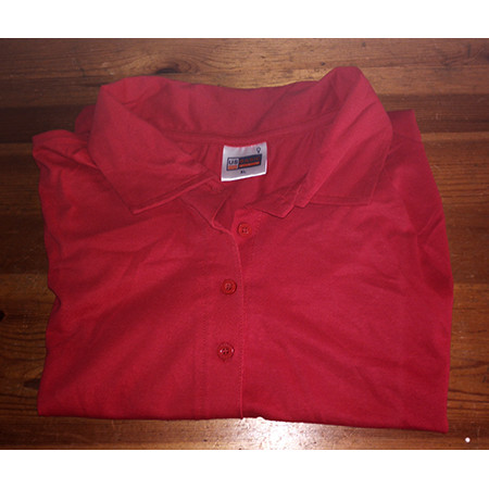 T-shirt (model Polo) USBasic kleur rood maat XL