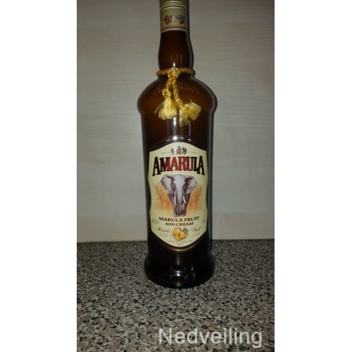 Amarula Cream fles 1l 17 % Zuid-Afrikaanse likeur aantal 1 stuks.
