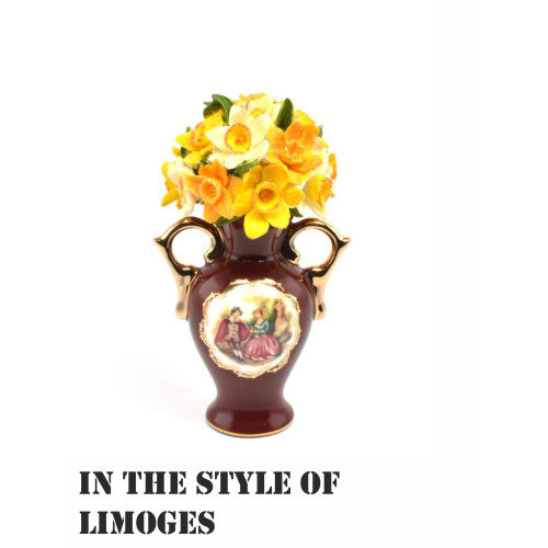 in the style of Limoges