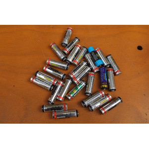 Partij oplaadbare batterijen