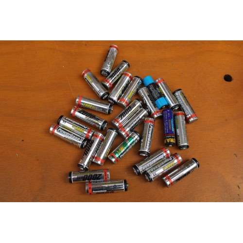Partij oplaadbare batterijen