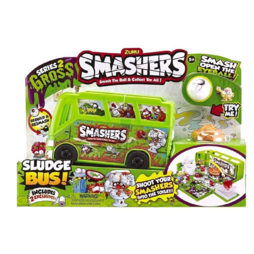 Smashers Series 2 Gross Sludge Bus Playset 1 set