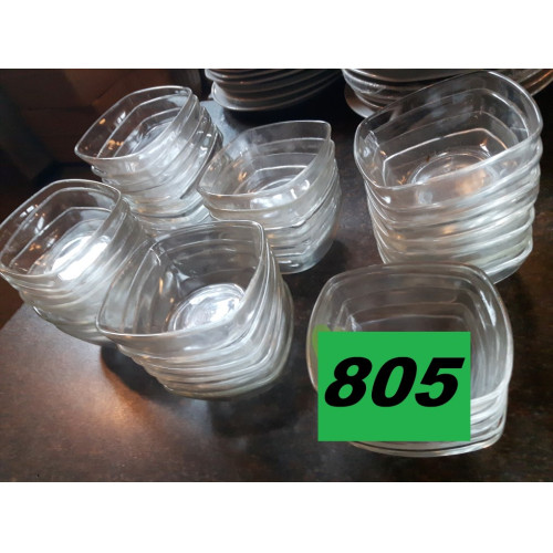 Schaaltjes glas, 30 stuks