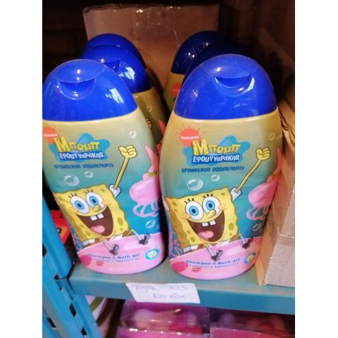 Spongebob douchegel 6 stuks