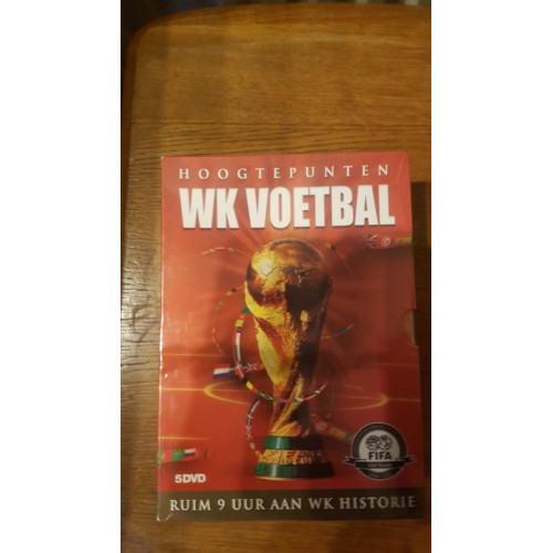 Hoogtepunten WK voetbal ruim 9 uur aan wk historie 5 pcs aantal 1 dvd box.