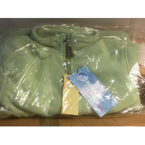 Fleece vest kinder retour uit verkoop groen maat 128