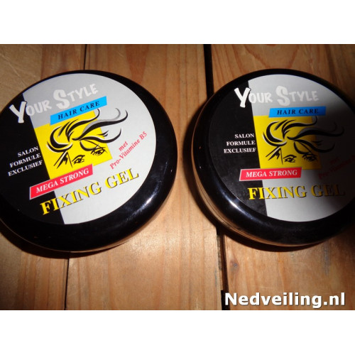 2x Pot gel Your Style fixing gel megaStrong