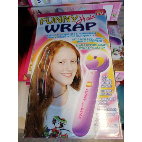 Funny hair wrap machine 24 stuks