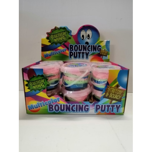 Bouncing putty 12 potjes in display   1 display