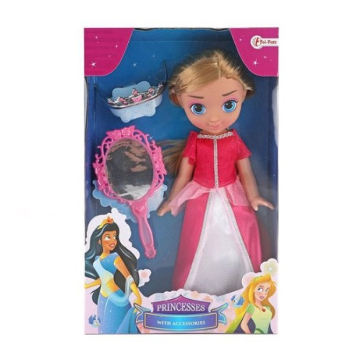 Toi-toys Prinses Met Accesoires 28 Cm 3-delig Roze 1x