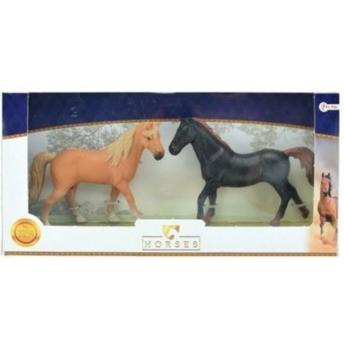 Toi-toys Horses Pro Paard Met Bruin Zadel 1x