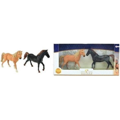 Toi-toys Horses Pro Twee Paarden 13 Cm 1x