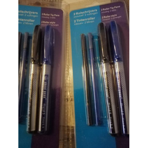 pennen  met na vulling  25 x
