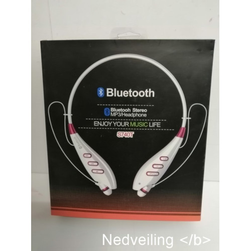Bluetooth hoofd telefoon  S740T 2 stuks in de mix geleverd 
