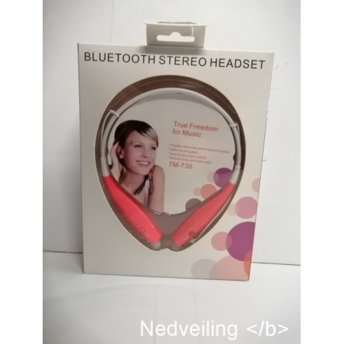 Bluetooth stereo Head set  TM-730   1x   oranje 