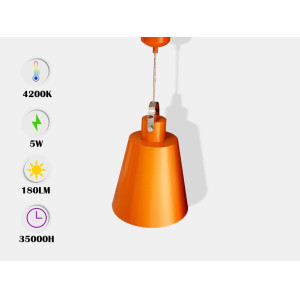 4 x Hanglampen model: hl876l oranje 