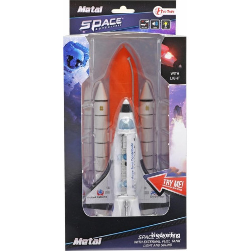 Toi-toys Space Shuttle Met Licht En Geluid Wit/oranje   1x