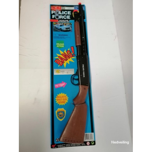 Police force Action gun shot speelgoed geweer 1x