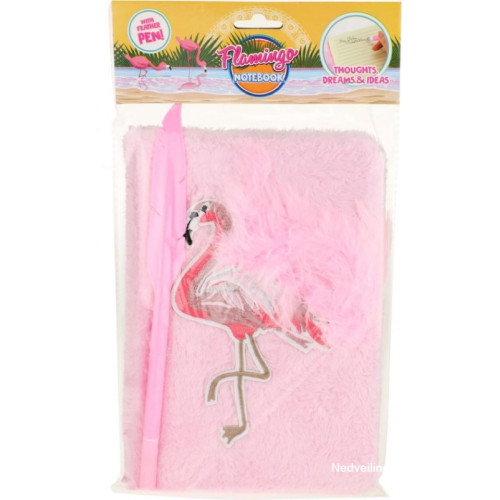 Toi-toys Notitieboekje Flamingo Roze 14,8 X 21 Cm  1x 