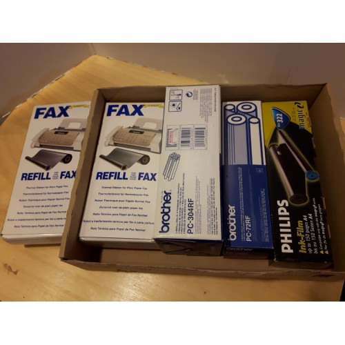 Thermo donorrol voor de fax, 5 verpakkingen