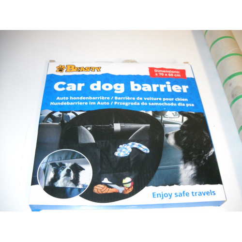 Auto honden barriere