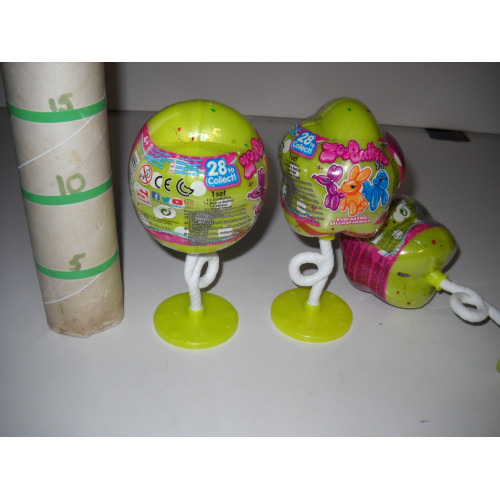 Zooballoons, erg leuk met verassingen, 3 stuks groen twv 6,95 pst