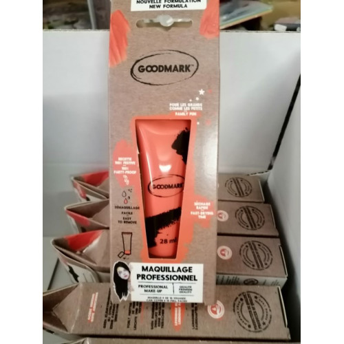 GOODMARK - Professionele make-up crème op waterbasis 28 ml - Oranje 16x