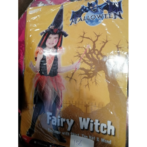 Fairy witch maat 7-9 jaar
