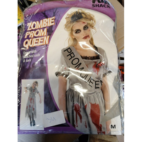 Zombie prom queen maat M