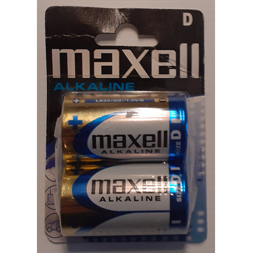 Maxell D batterijen 3 blisters van 2 exemplaren