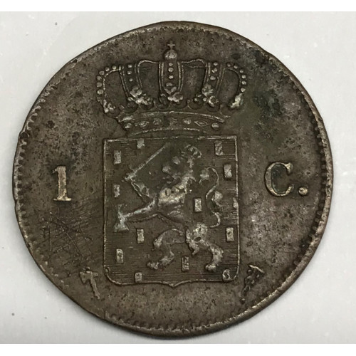 1 Cent Nederland Koning Willem 111