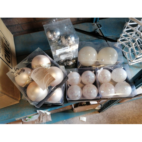 Kerstballen 10  dozen glasballen