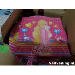 24x pakje met 20 servetten Barbie