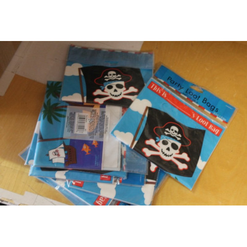 Piraten giftzakjes 10 sets
