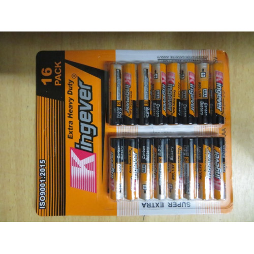 16pack AAA batterijen