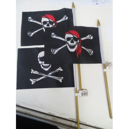 piraten vlag 3 stuks