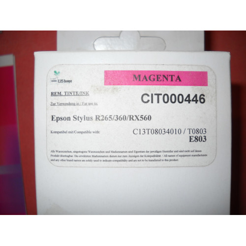 Cartridges Epson stylus R265/360/RX560 magenta cit 000446, 3 stuks