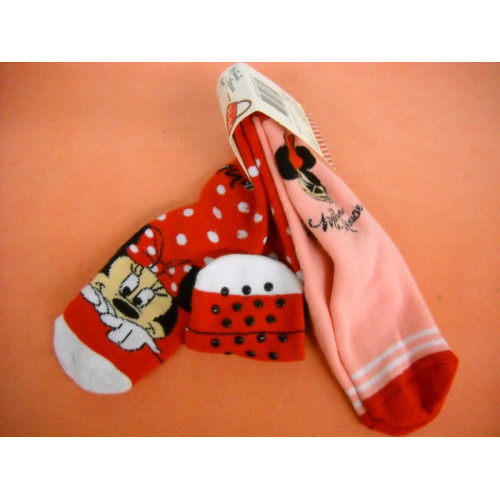 Minnie Mouse sokken 2 paar met anti slip, 31/34