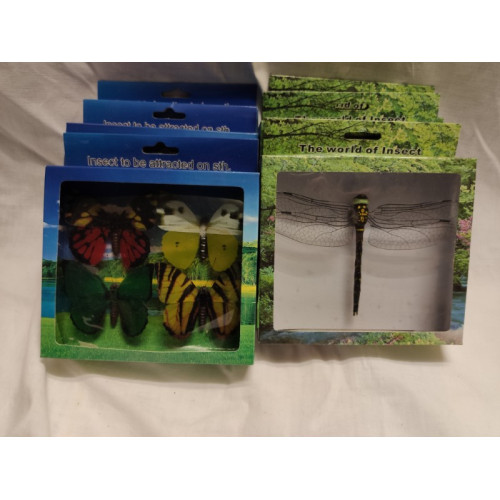Vlinders en libellen 6 doosje retour uit verkoop