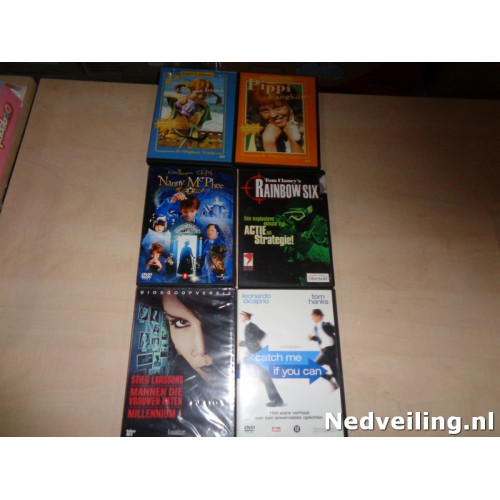 6x Diverse dvd's 